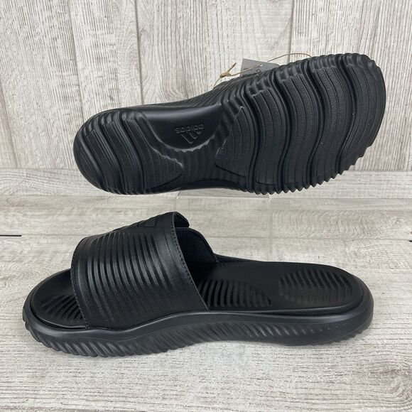 Adidas Alphabounce 2.0 Slide comfort Sandals Men Size 11 Foam Shoes Triple Black main image 9